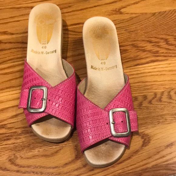 Worishofer Fuschia Mule 284 Size 40 - Picture 5 of 6